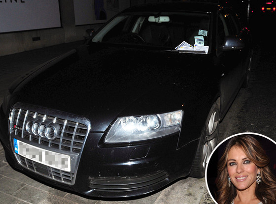 Elizabeth Hurley, Liz Hurly, Stolen Car Elizabeth Hurley, Liz Hurly, Stolen Car
